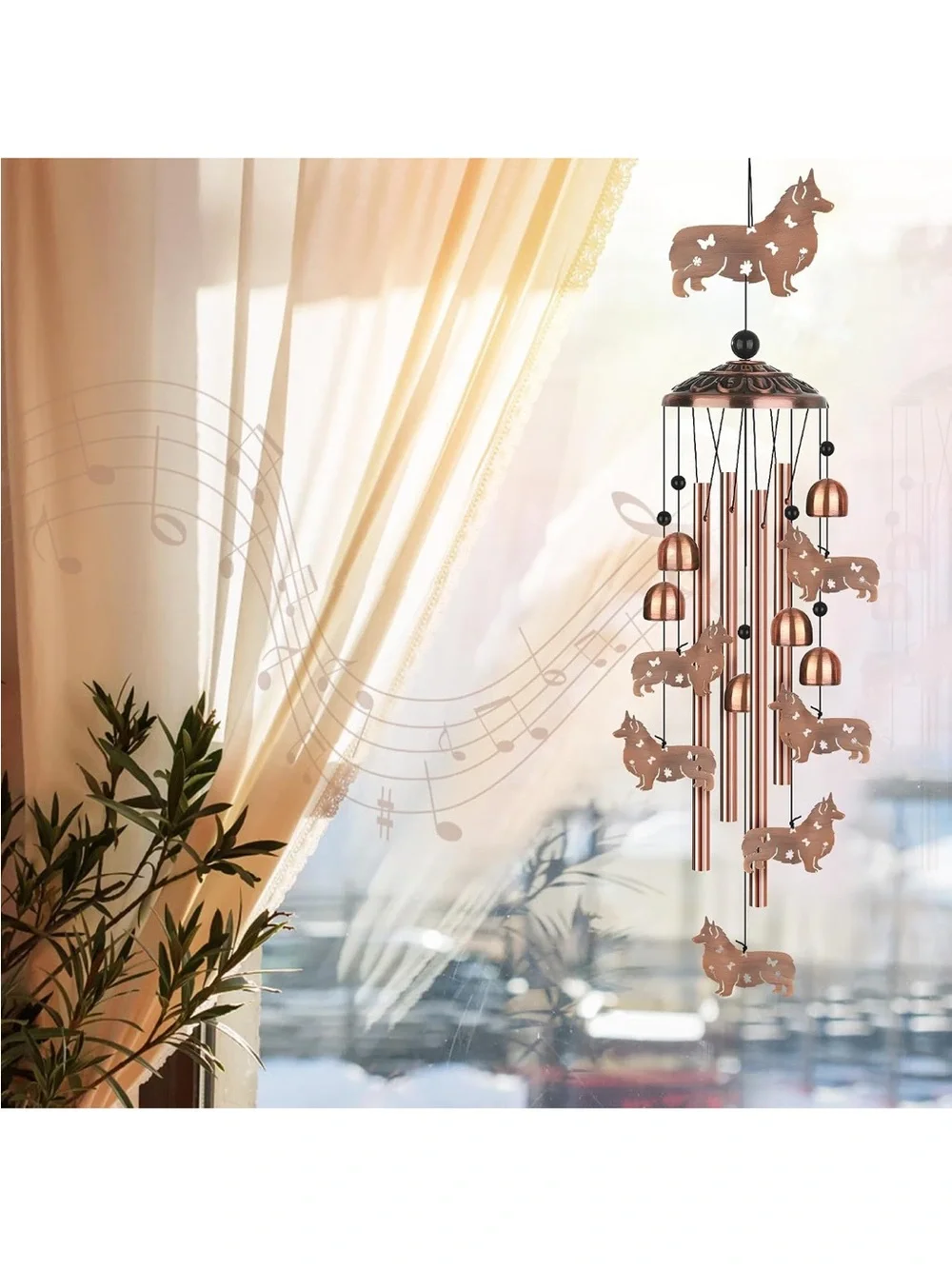 Dog Wind Chime - Decorative Home Decor